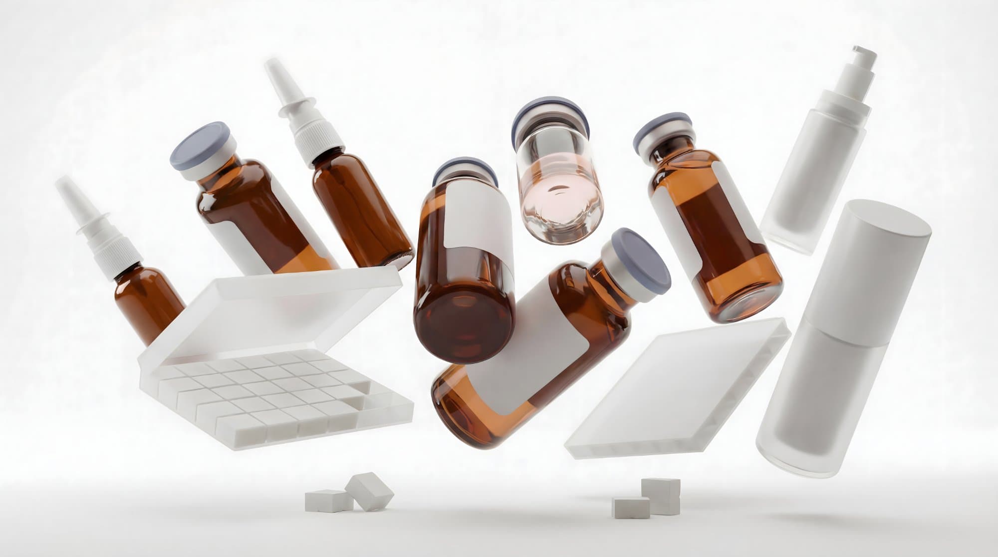 Peptide vials and formulations